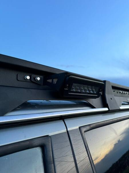 Aluminium Roof Rack For Nissan Patrol Y61 LWB Long LED Lights Off