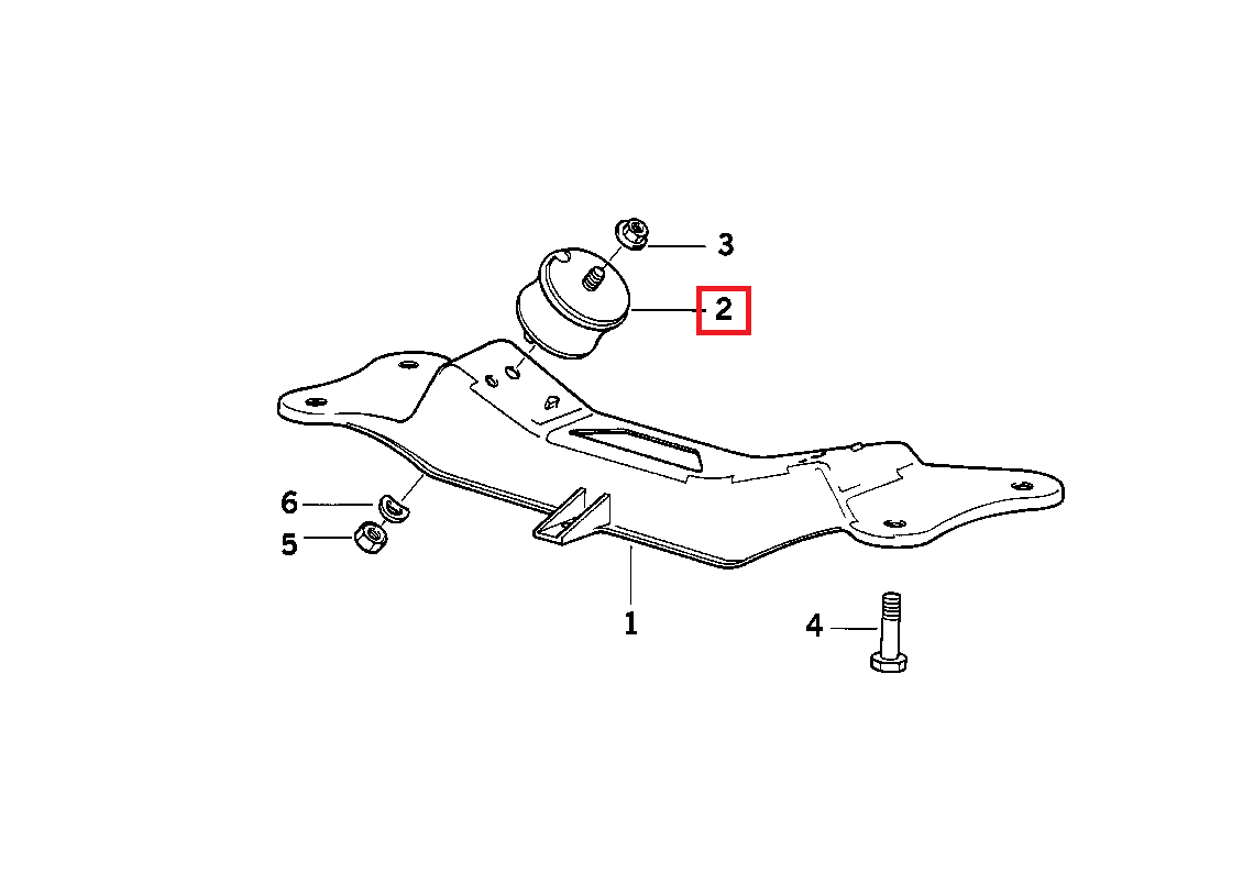 Soportes de caja de cambios de poliuretano BMW Serie 3 E36 80ShA B0005014