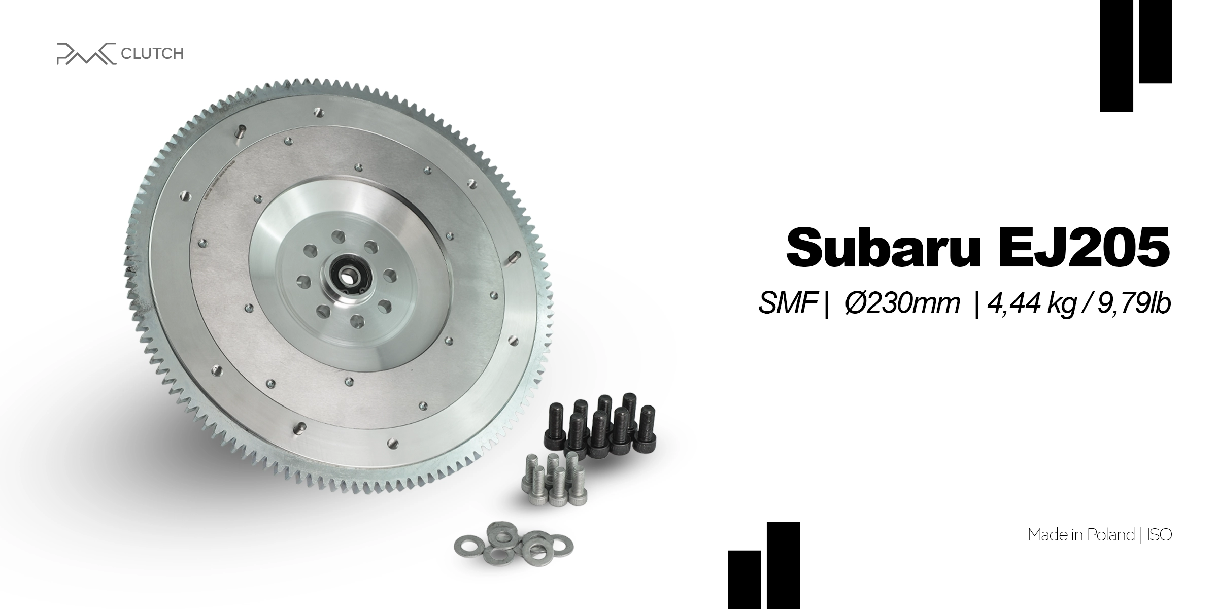 Volant moteur allégé PMC Motorsport Subaru Impreza Forester