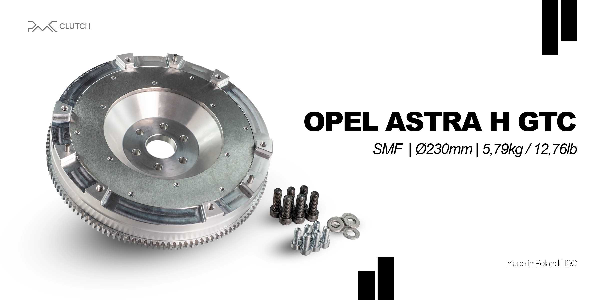 Volante de inercia aligerado PMC Motorsport Opel Astra H GTC Z20 LER LEL