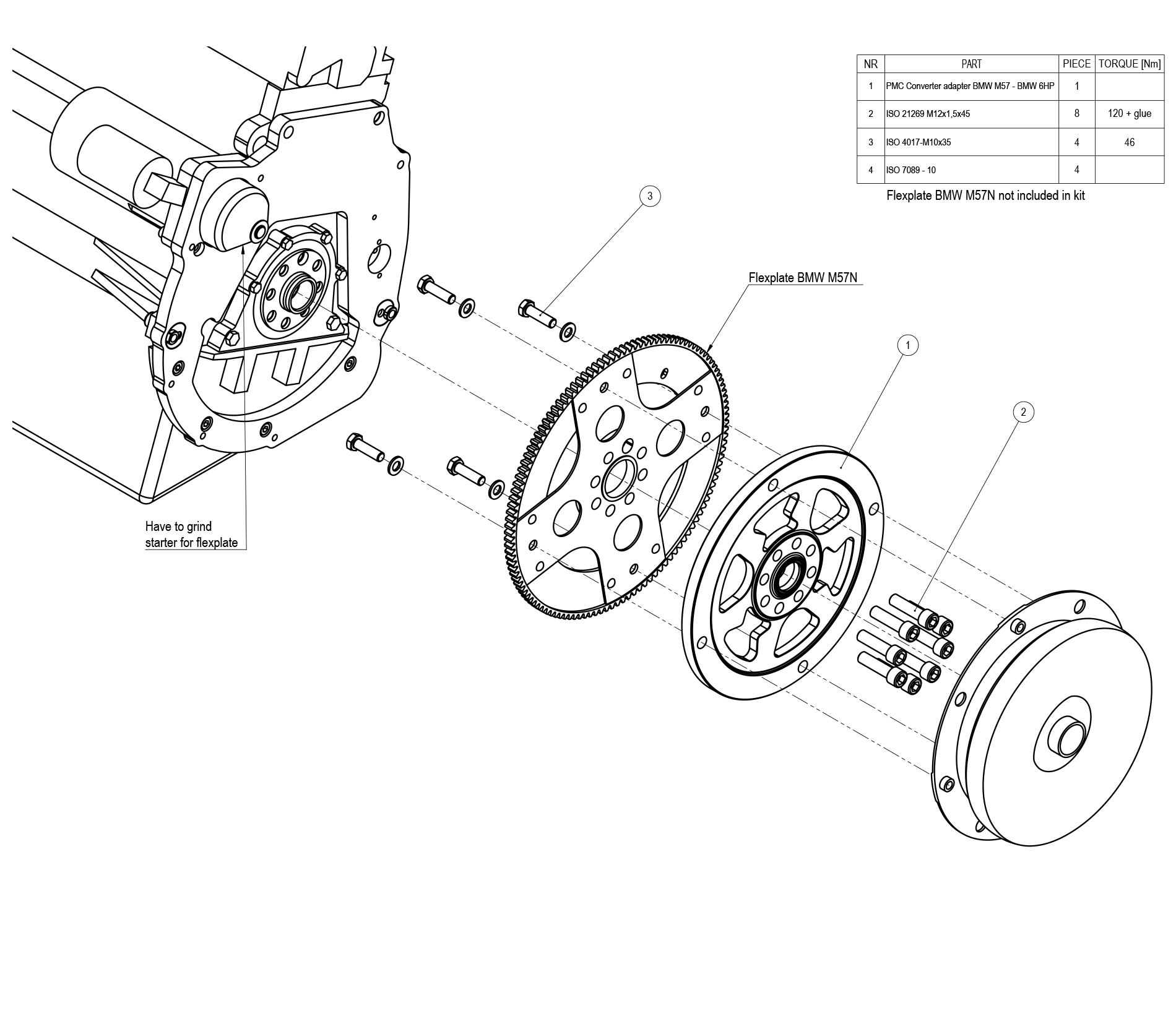 jak zamontować 8Hp do BMW M20 M21