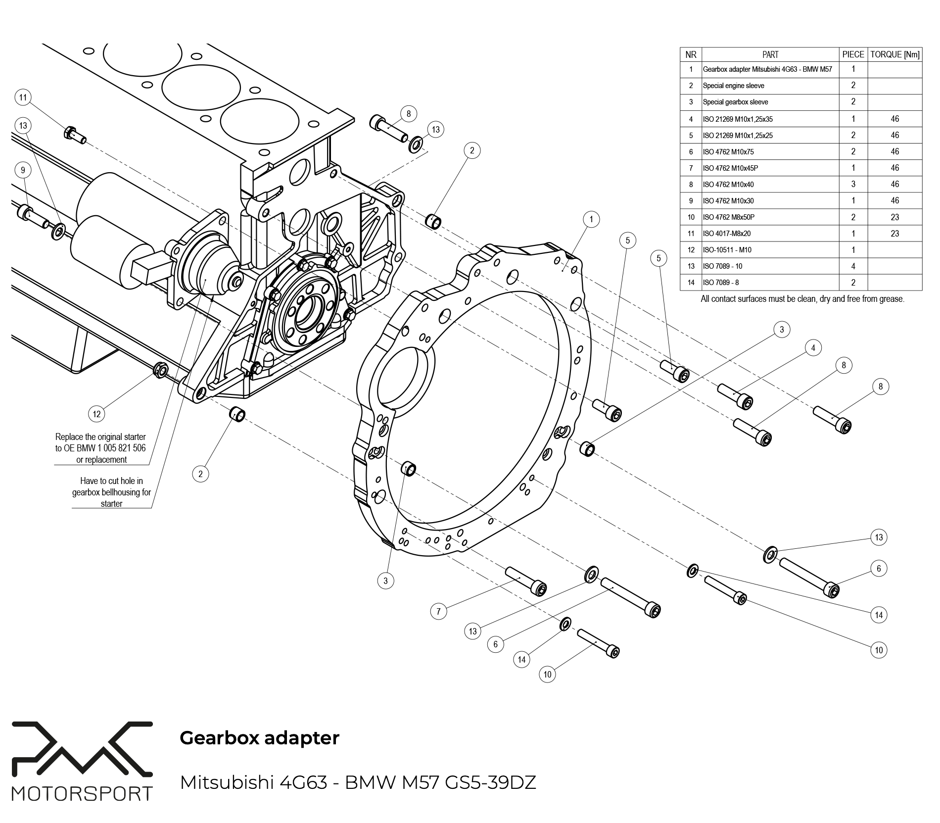 instrukcja montażu adapter PMC