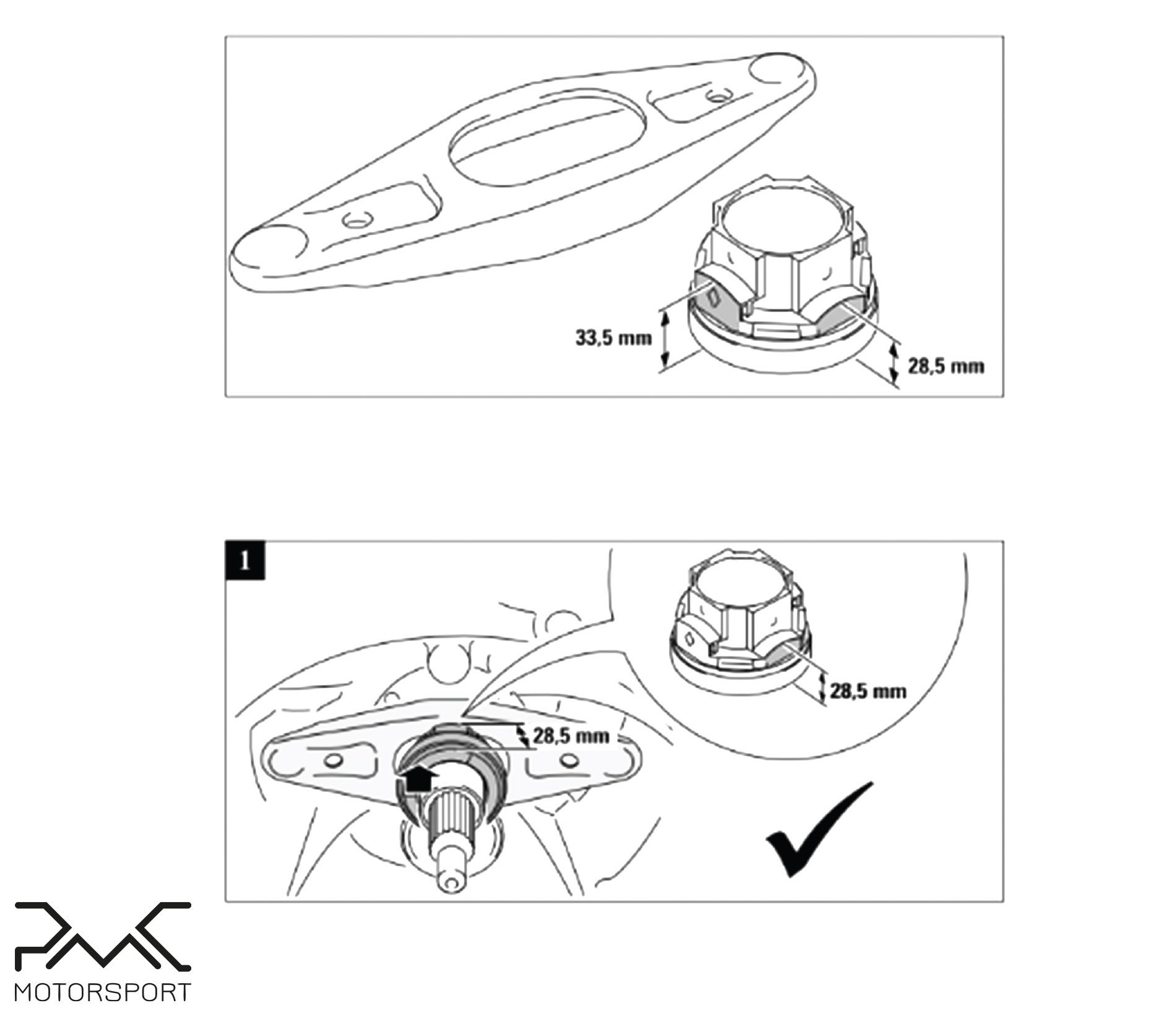 instrukcja pozycji łapy sprzęgła na łożysku oporowym