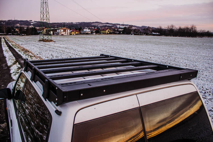 Nissan Patrol Y61 Aluminium low profile roof rack