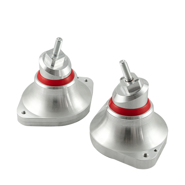 TOPAZ Engine & Transmission Mount Kit (4 Pieces) For BMW E82 E88 E90 E92 - Left & Right, Aluminum/Rubber