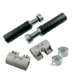 Kit de Bump Stop - Butées hydrauliques de suspension avec un débattement de 2" (50mm) + Supports de fixation réglables