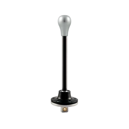 Black edition short shifter BMW E30 E34 - bouton court argent