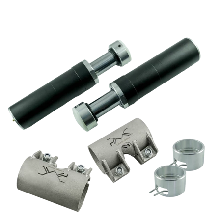 Kit de Bump Stop - Butées hydrauliques de suspension avec un débattement de 2" (50mm) + Supports de fixation réglables