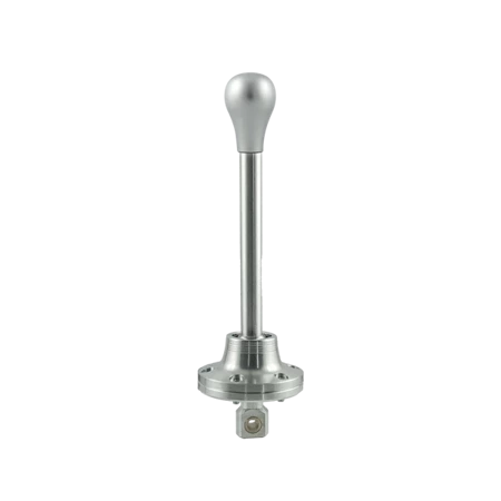 Short Shifter BMW E30 E34 Nouvelle Version - Pommeau Court Argent (C)