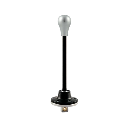 Black Edition Short Shifter BMW E30 E34 - Short Silver Knob