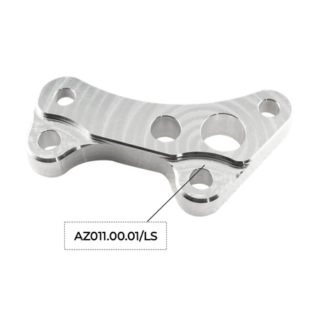 Steering adapter / lock kit BMW E46 left side silver (stage 2/ 3/ 3+)