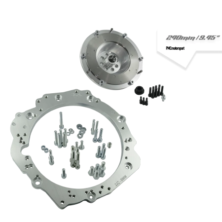 Kit adattatore Toyota JZ - manual 6-marce BMW M57n GS6-53DZ HGU HGK - 240mm / 9.45"