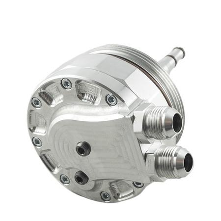 Coperchio filtro olio con raccordi radiatore olio e 2 porte sensore BMW M52 M54 M56