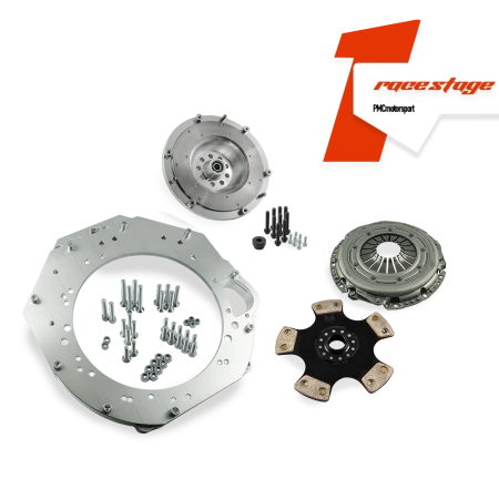 Race Stage 1 GM Chevrolet V8 LS9 - manual 6 velocidades BMW M57n GS6-53DZ HGD JGA - 240mm / 9.45"