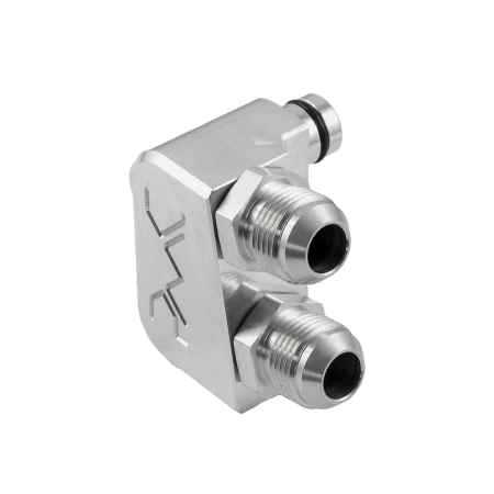 Ölkühleradapter für ZF 8HP Jaguar Getriebe + M18x1.5 - AN10 Adapter