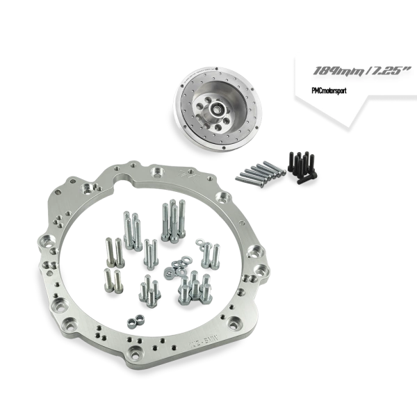 Adapter Toyota UZ - manual 6-biegów BMW M57n GS6-53DZ HGD JGA HGA - 184mm / 7.25" (S)