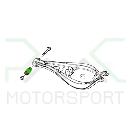 Douille arrière pour bras de suspension No.14 BMW E36 E46 Uniball