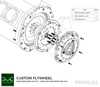 Adattatore Mercedes-Benz M112 M113 M113K - cambio manuale 6 marce BMW M57n GS6-53DZ HGD JGA HGA - 240mm / 9.45"