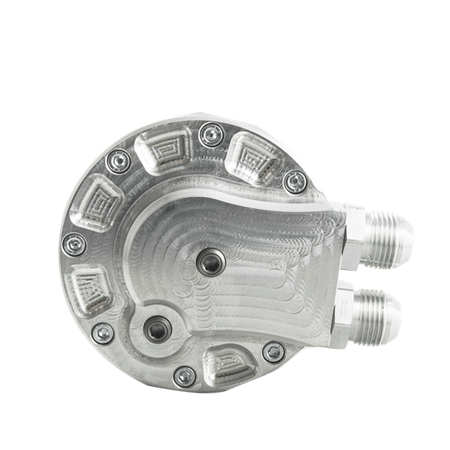 Coperchio filtro olio con raccordi radiatore olio e 2 porte sensore BMW M52 M54 M56