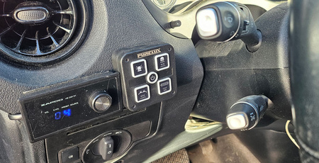 Panel de interruptores 4x Purelux Mini Dashboard Controller, 10–30V
