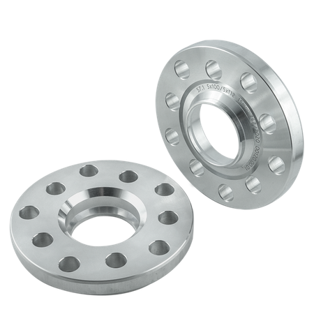 Set of aluminum hub-centric wheel spacers for VAG 5x112 / 5x100 / 57.1 / 20mm / 0,79" + Bolts