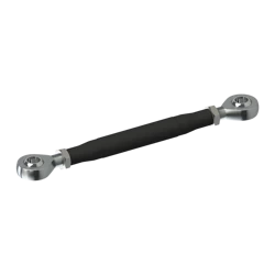 Braço / Tubo de Aço 25x2,9 (0,99"x0,11") com rosca e terminais Uniball M16x1,5 - (300mm /11.81")