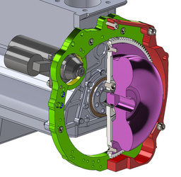 Adaptador convertidor de par BMW ZF 8HP - Mitsubishi 4G63