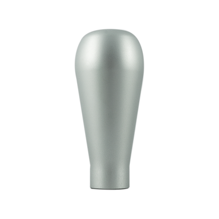 Aluminium Long Silver Knob 