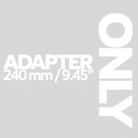 Kit d'adaptation UNIQUEMENT 240 mm / 9,45'' (disque unique)