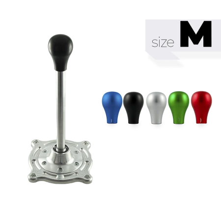 Short shifter Nissan s-chassis S13 S14 S15 R32 R33 R34 - kurzer schwarzer Knauf (K)