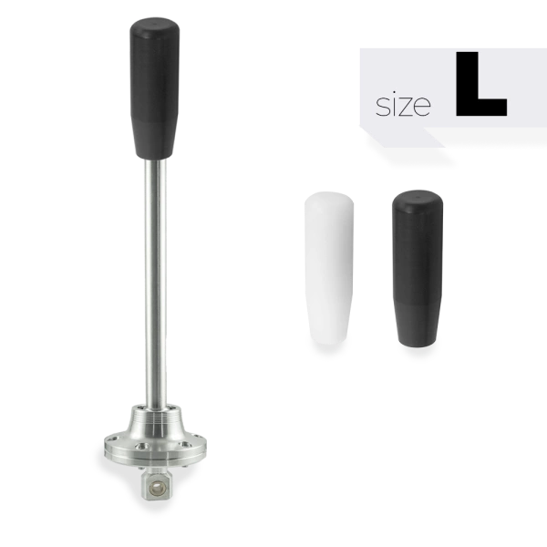 Short Shifter Nuova Versione BMW E30 E34 - Pomello Lungo Nero Teflon