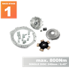 Race Stage 1 Mercedes-Benz M112 M113 M113K - cambio manuale 6 marce BMW M57n GS6-53DZ HGD JGA HGA - 240mm / 9.45"