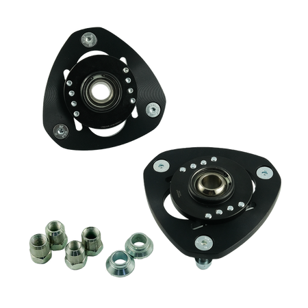 Domlager BMW E60 E61 Vorderachse einstellbar Set (Schwarz)