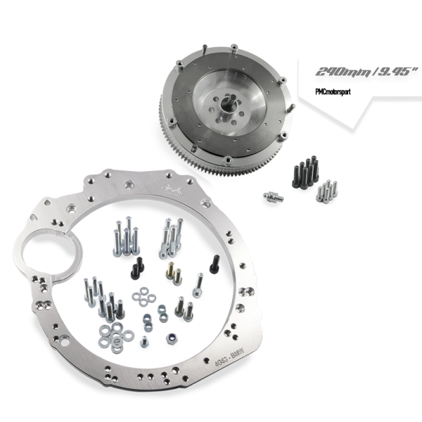 Adapter Mitsubishi 4G63 - 6-Gang Manuell BMW M57n GS6-53DZ HGU HGK - 240mm / 9.45"