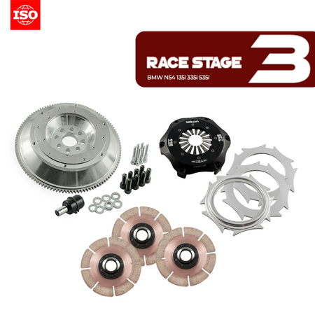 Race Stage 3 Kit de embrague BMW N54 N54B30 135i 335i 535i - 184mm 7.25" 1300Nm / 958.5lb⋅ft