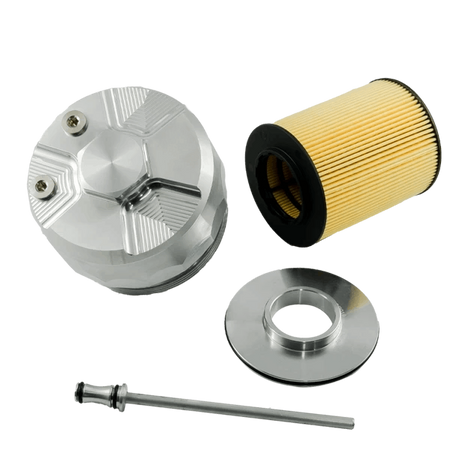 Coperchio filtro olio per BMW M52 M54 M56 con due porte sensore