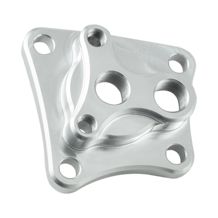 Oil filter adapter Nissan RB + flare fittings M18x1,5-AN10