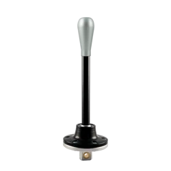 Black edition short shifter BMW E46 - langer silberner Knauf (K)