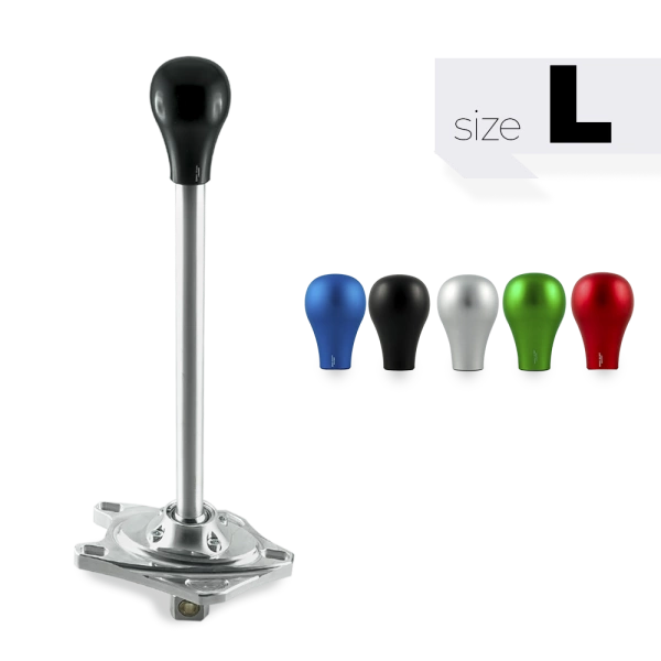 Short shifter BMW E8x E9x - botão curto preto em alumínio