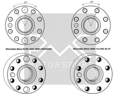 Race Stage 3 Mercedes-Benz V8 - BMW M57n GS6-53DZ HGA HGD JGA -184mm / 7.25" (P)