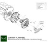 Volante de inercia BMW M50 M52 M54 S50 S52 S54 - BMW M57N GS6-53DZ HGU HGK 215mm / 8.46"