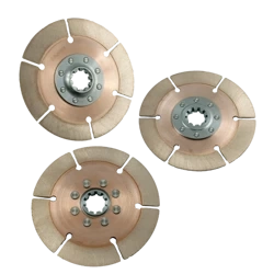 Kupplungsscheibenpaket Tilton Engineering 64185-4-VTV-52 BMW M57 S54 M60 M62 S62 28x35-10N [184mm / 7.25"]