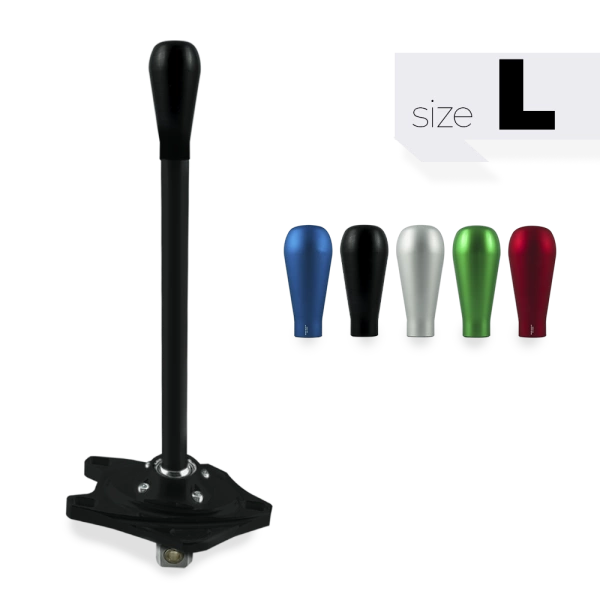 Short Shifter Black Edition BMW E8x E9x - Pomello Lungo Nero Alluminio