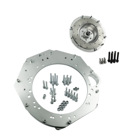 Adaptador GM Chevrolet V8 LS - manual 6 marchas BMW N54 GS6-53BZ 135i 335i 535i - 240mm / 9.45"