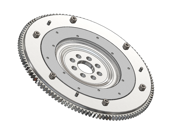 Volano alleggerito per il motore Honda Civic Type R EP3, FN2/FD2, Integra Type R - 220mm / 9.45"