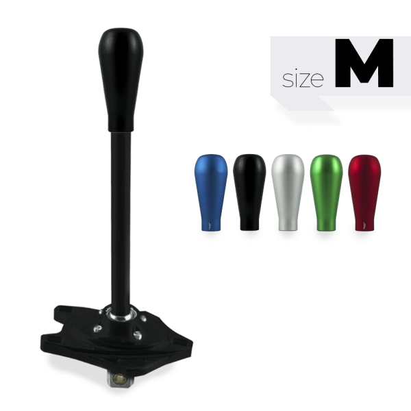 Black Edition Short shifter BMW E8x E9x - botão longo preto em alumínio (C)