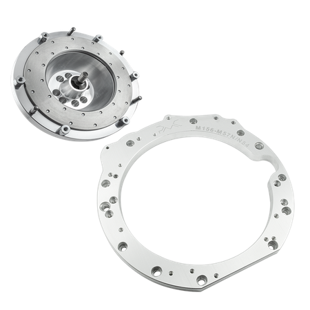 Kit adattatore Mercedes-Benz V8 M156 AMG - BMW M57N2 6-marce HGU HGK / N54 - 240mm / 9.45"