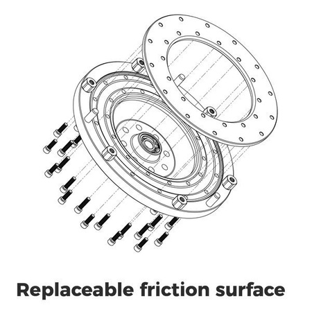 Flywheel Mercedes Benz M104 - Nissan Patrol Y61 ZD30 / Y61 TD42 - 240mm / 9.45"