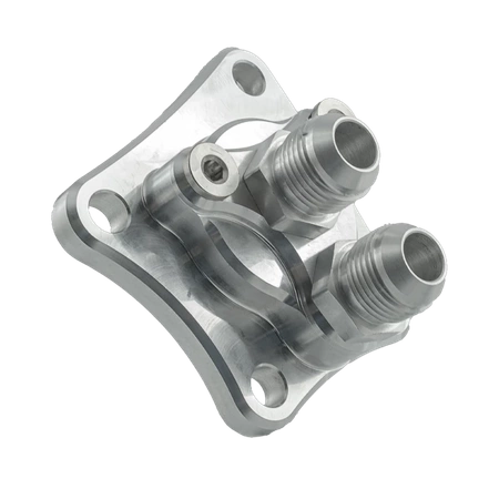 Adaptador filtro de aceite Nissan RB + 2 racores