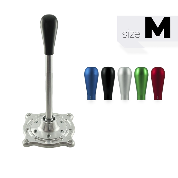 Short shifter Nissan s-chassis S13 S14 S15 R32 R33 R34 - bouton long noir (C)